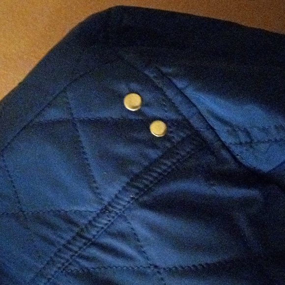 Croft&Barrow Women's SZ L Quilt Style Silver Embellished Fall ๐๐ Jacket - Picture 5 of 12